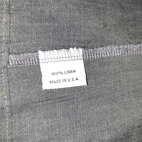 Bryan Walker Gray Double Breasted Linen Blazer Size Small - Picture 7 of 7